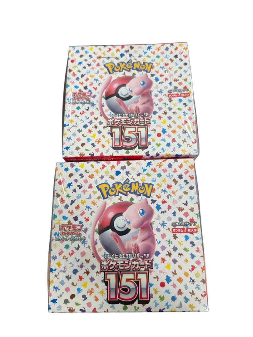 ポケモンカードゲーム151 2BOX シュリンク付き