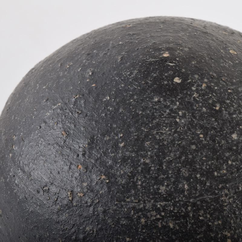 朝鮮美術　須恵器　新羅土器　新羅無細土　壷　時代箱付　C　8040A