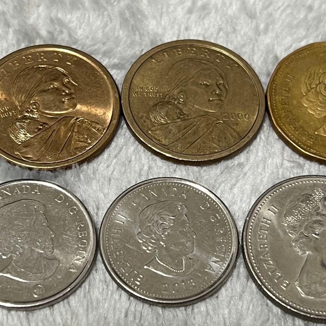 希少アメリカ カナダ ドル 古銭 コレクション整理品 遺品整理 記念硬貨　まとめ
