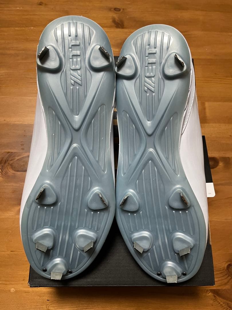 ZETT ゼット スパイク 金属 27白 ウイニングロード 野球