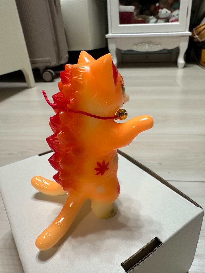 ソフビ 化猫怪獣　小夏屋 ネゴラカスタム　紅葉橋