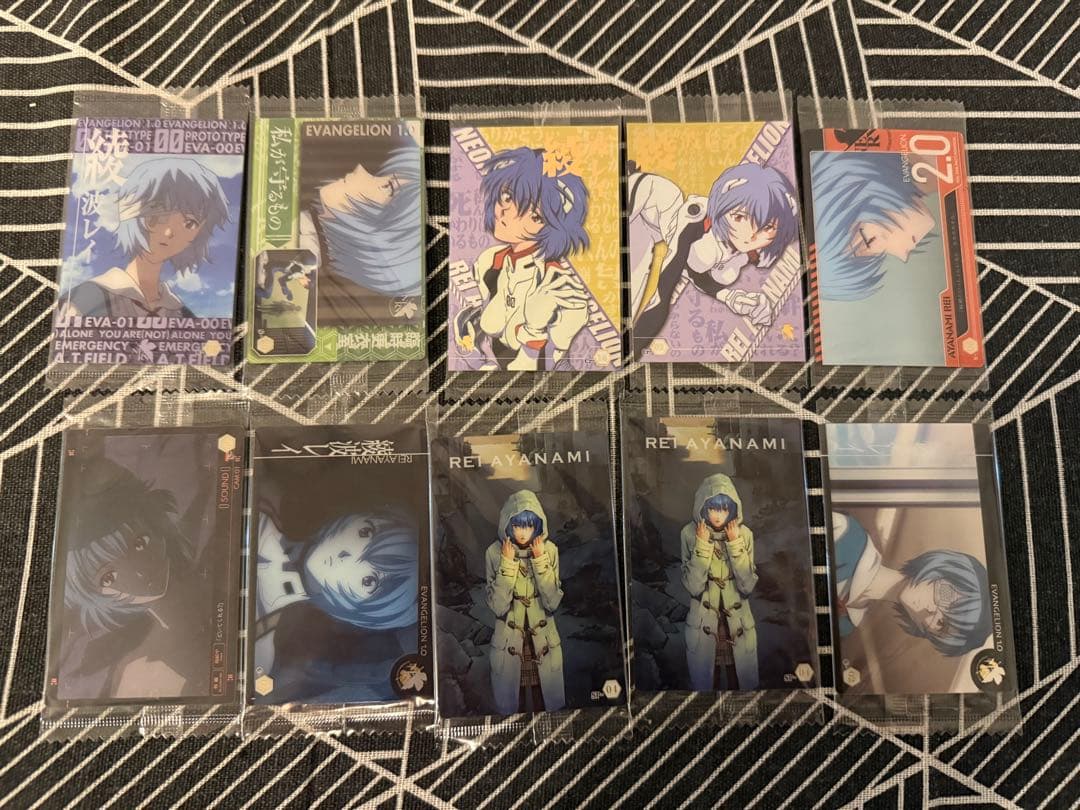 エヴァ　ウエハースカード157枚　ファイル2点