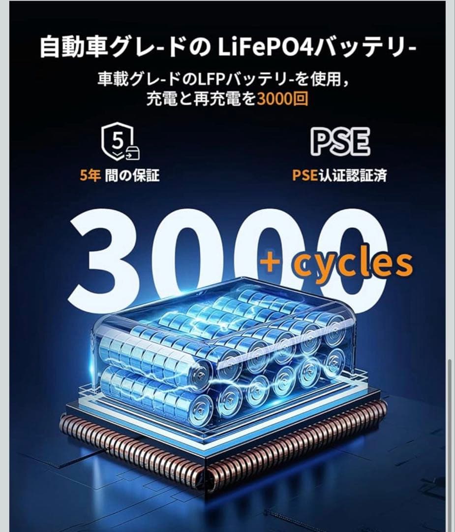 新品 ARKEEP ポータブル電源 1152Wh 未開封品 大容量 10出力