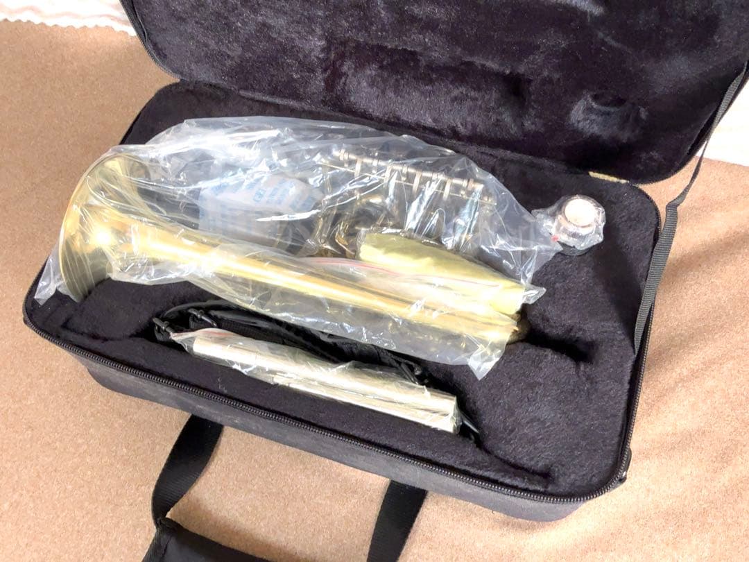 蓬*様 【目玉商品】ロータリーピッコロトランペット ほぼ未使用 中国製