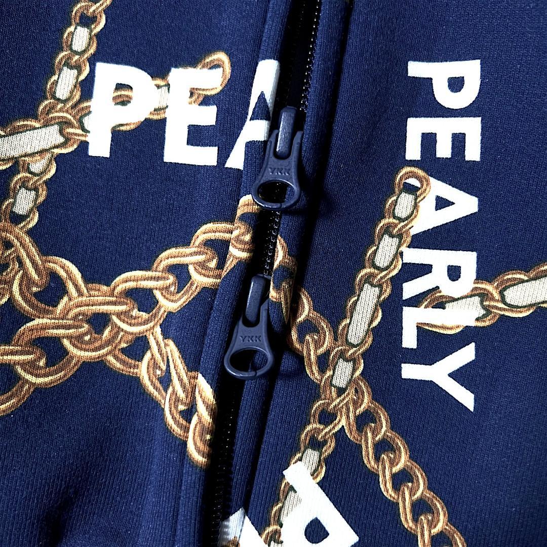 定価63,800円 0 パーリーゲイツ チェーンロゴ柄 セットアップ 上下セット