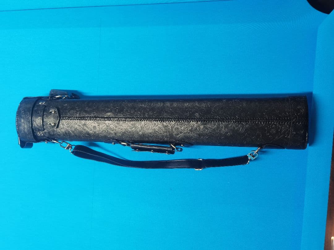 【新品未使用】ビリヤード　キューケース クロス装飾