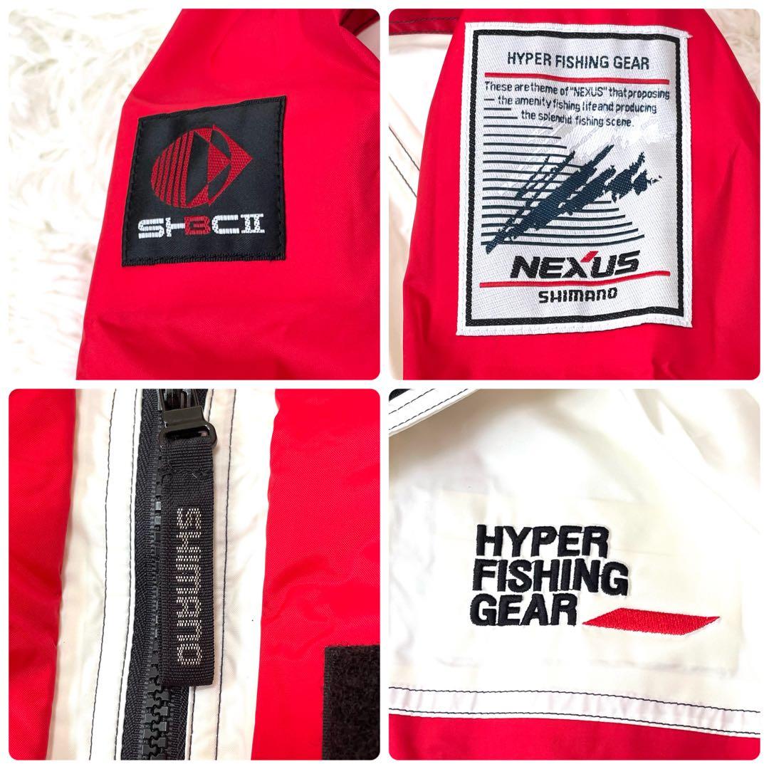 未使用 SHIMANO NEXUS 船釣り対応 高耐水 レイン上下 L 尻パッド