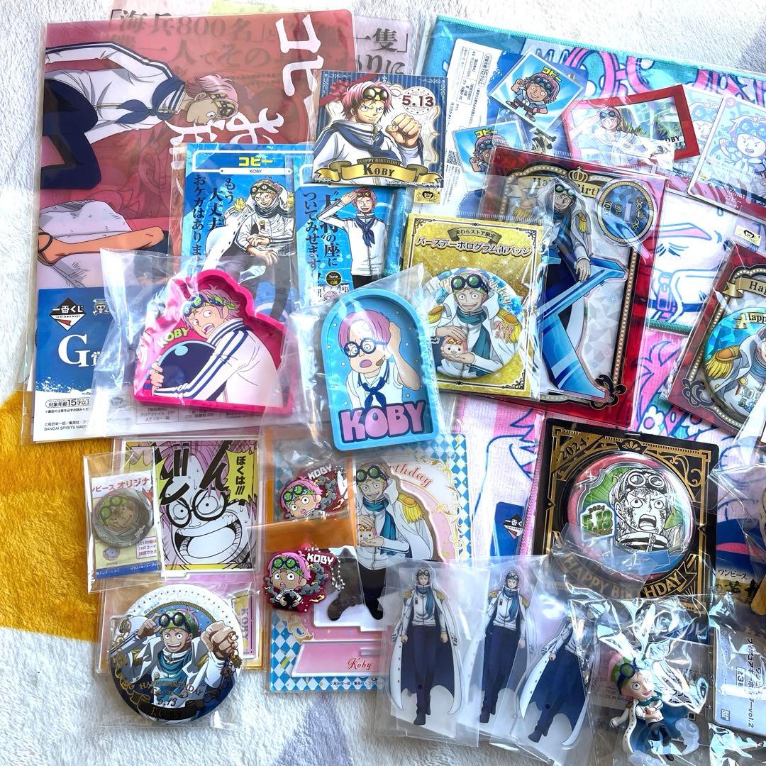 ワンピース ONE PIECE コビー バースデー 缶バッジ ムギムギおてだま