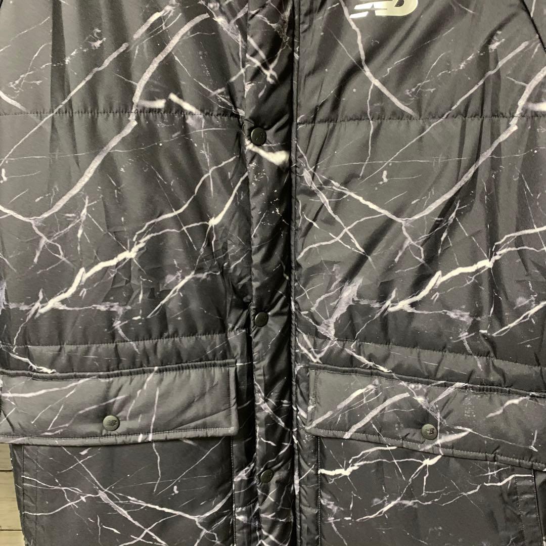 New Balance ニューバランス マーブル模様 ベンチコート L