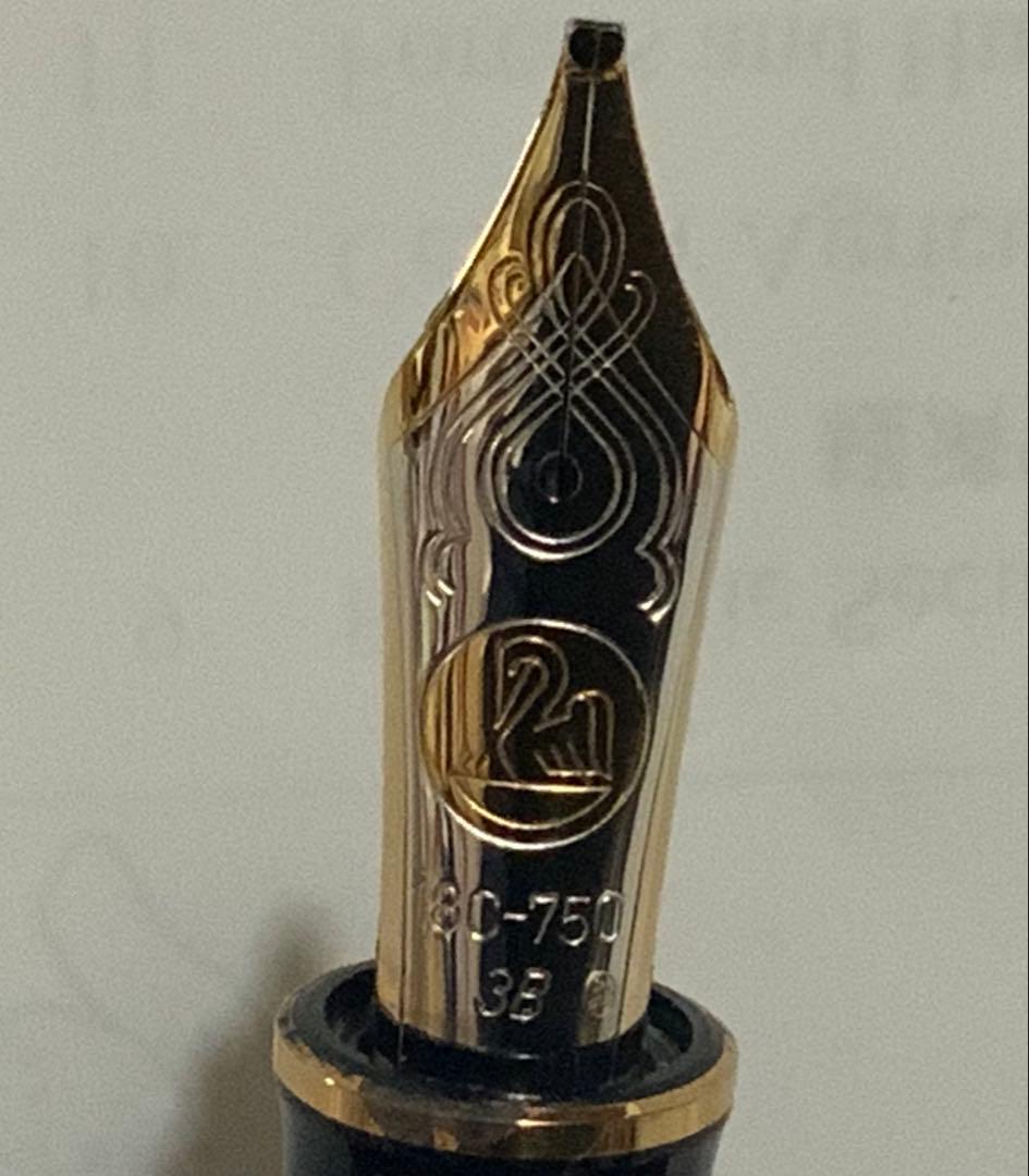 Pelikan M1000 金キャップ(925銀) PF印　3B