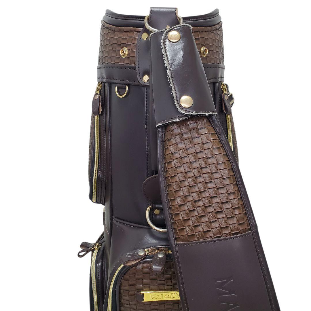 希少 MAJESTY キャディバッグ レザー