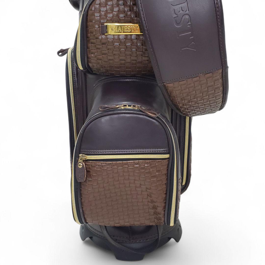 希少 MAJESTY キャディバッグ レザー
