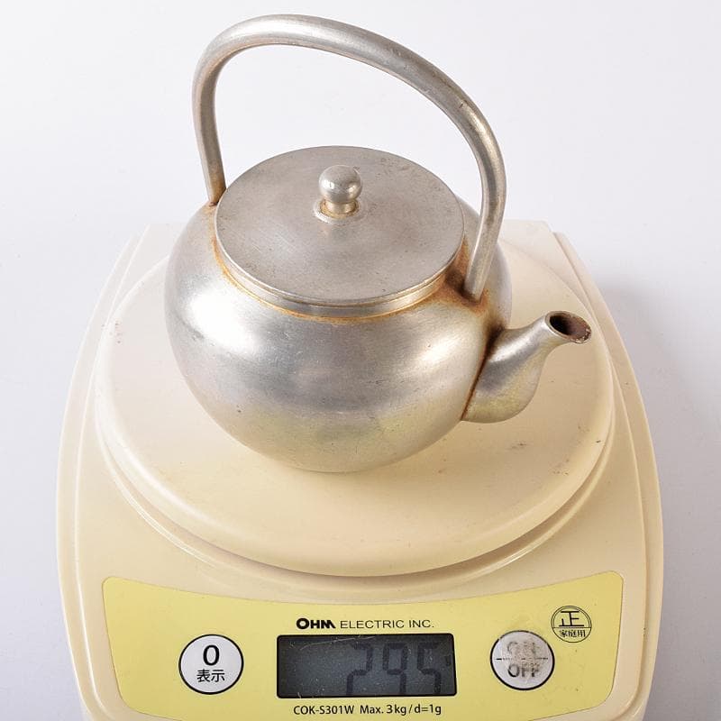 TSUGUMI 　本錫　急須　湯沸かし　約295g　共箱　V　R8219