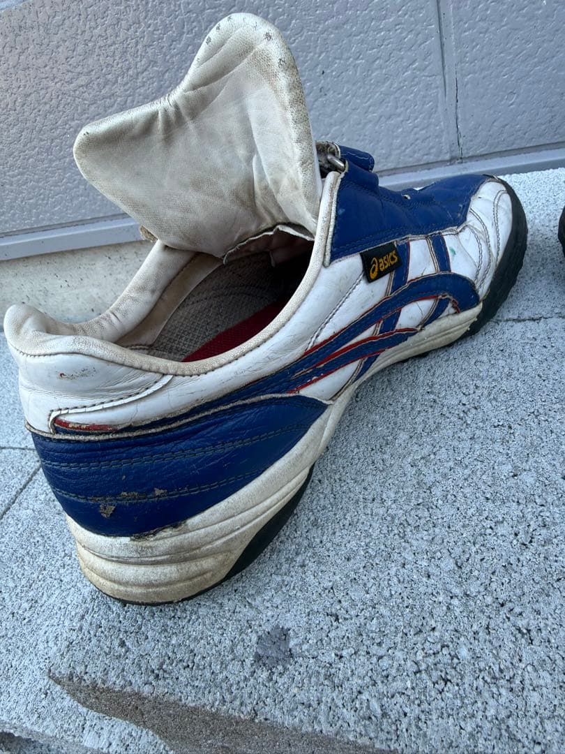 アシックス トレーニングシューズ 青白　asics 26.5