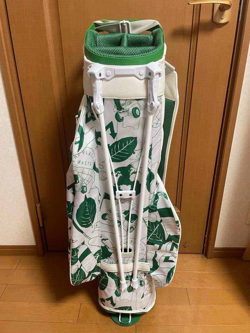 adidas ゴルフ キャディバッグ ホワイト・グリーン