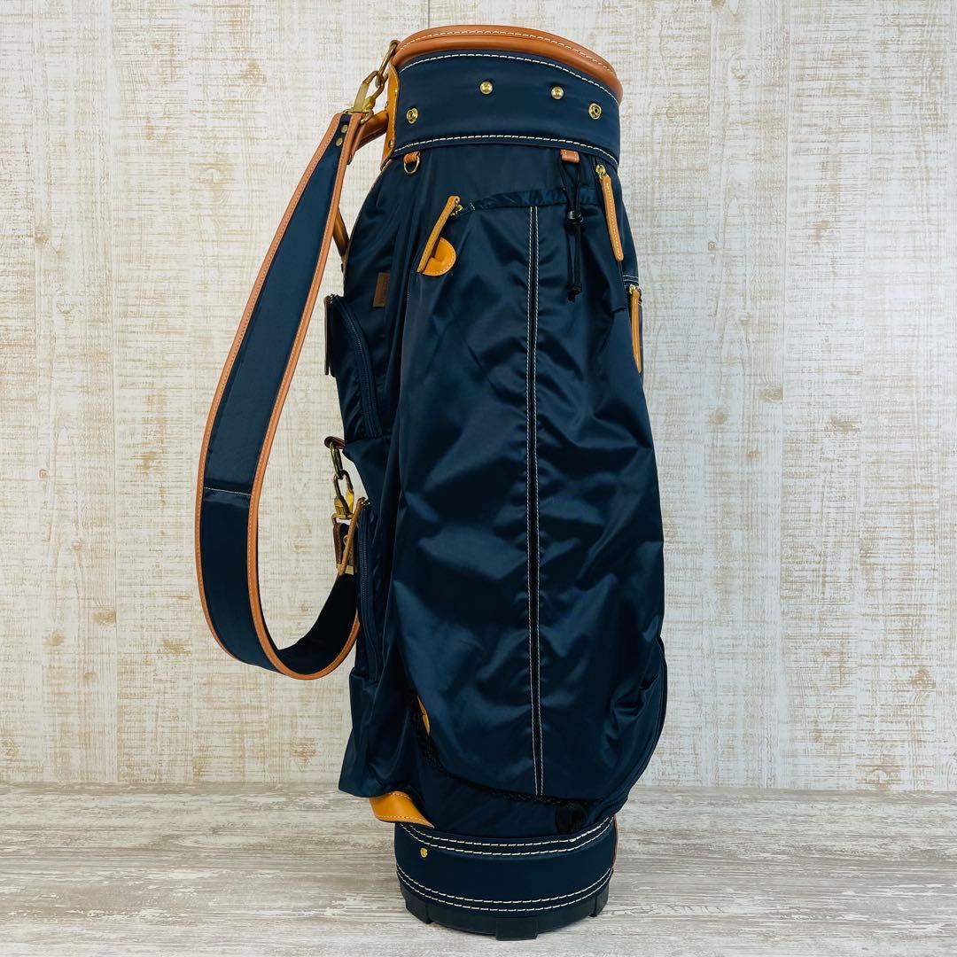 【美品】考英舎コウエイシャ　ハンドメイド　キャディバッグ　高密度ツイルナイロン