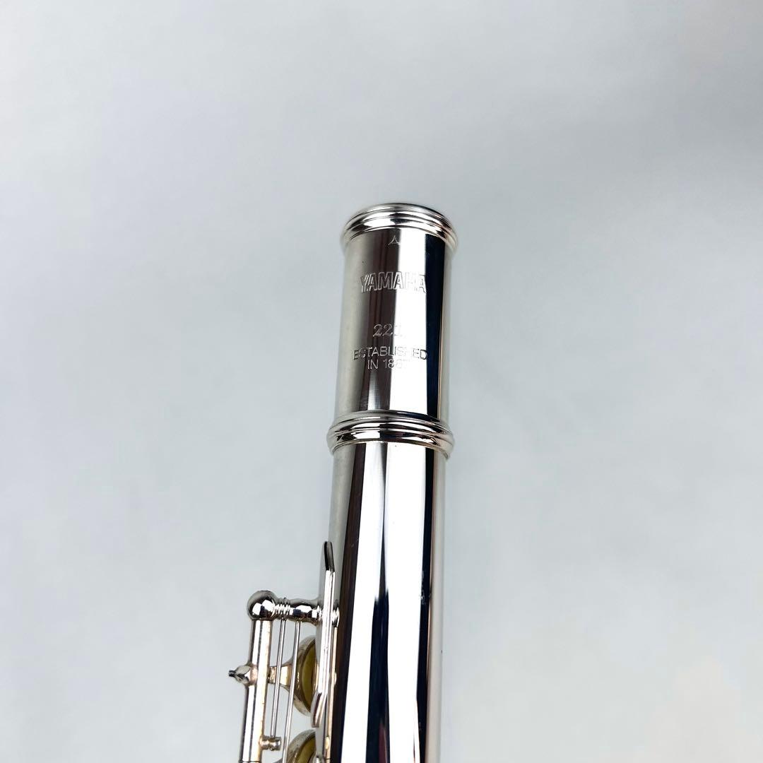 【美品】YAMAHA yfl-221 後期型 フルート 分解洗浄・磨き済み 銀