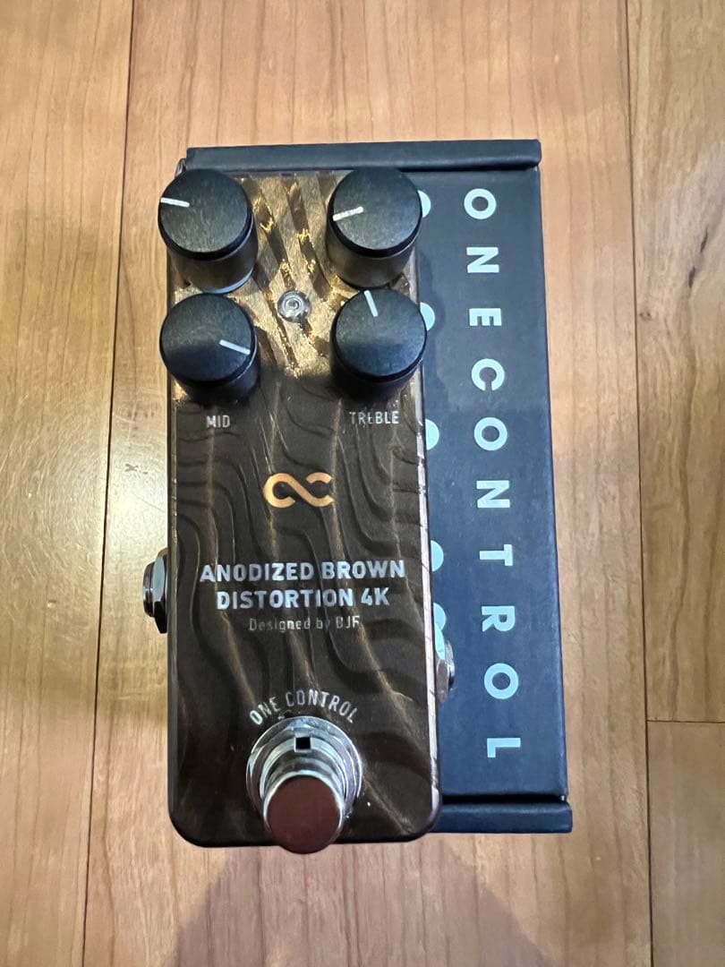 ギター ONE CONTROL ANODIZED BROWN DISTORTION 4K