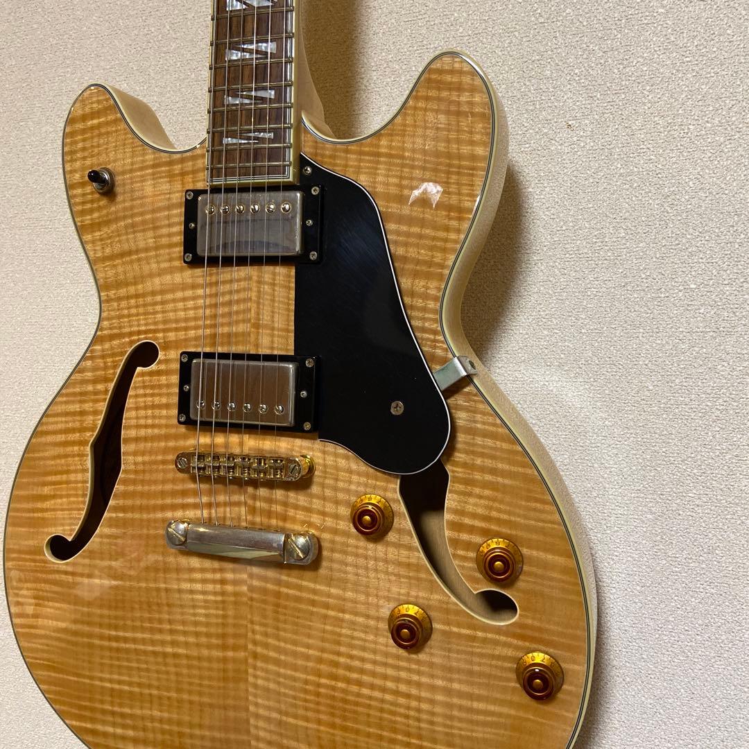 Washburn HB-35 NK セミアコ エレキギター フレイムメープル
