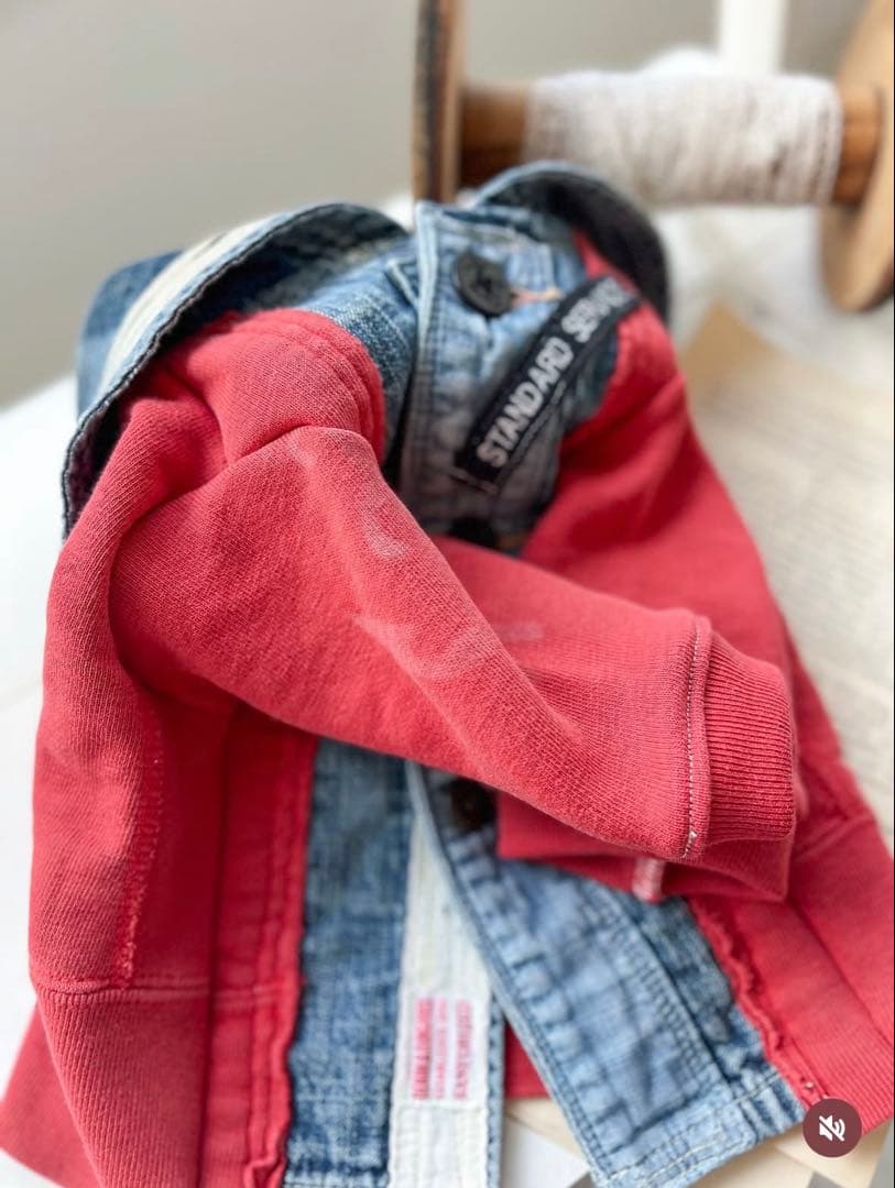 デニム＆ダンガリー デニムセーラ　リメイク　犬服