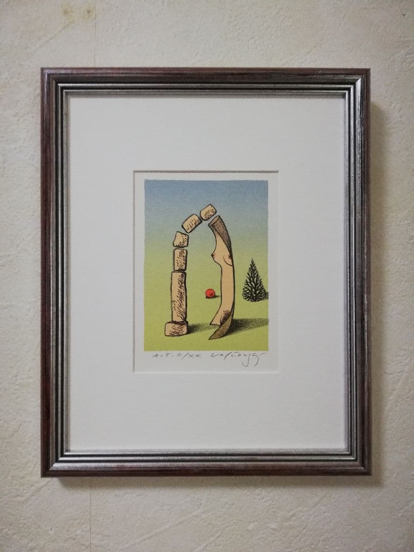 アート589　「ゲート」　チェコのリトグラフ(石版画)