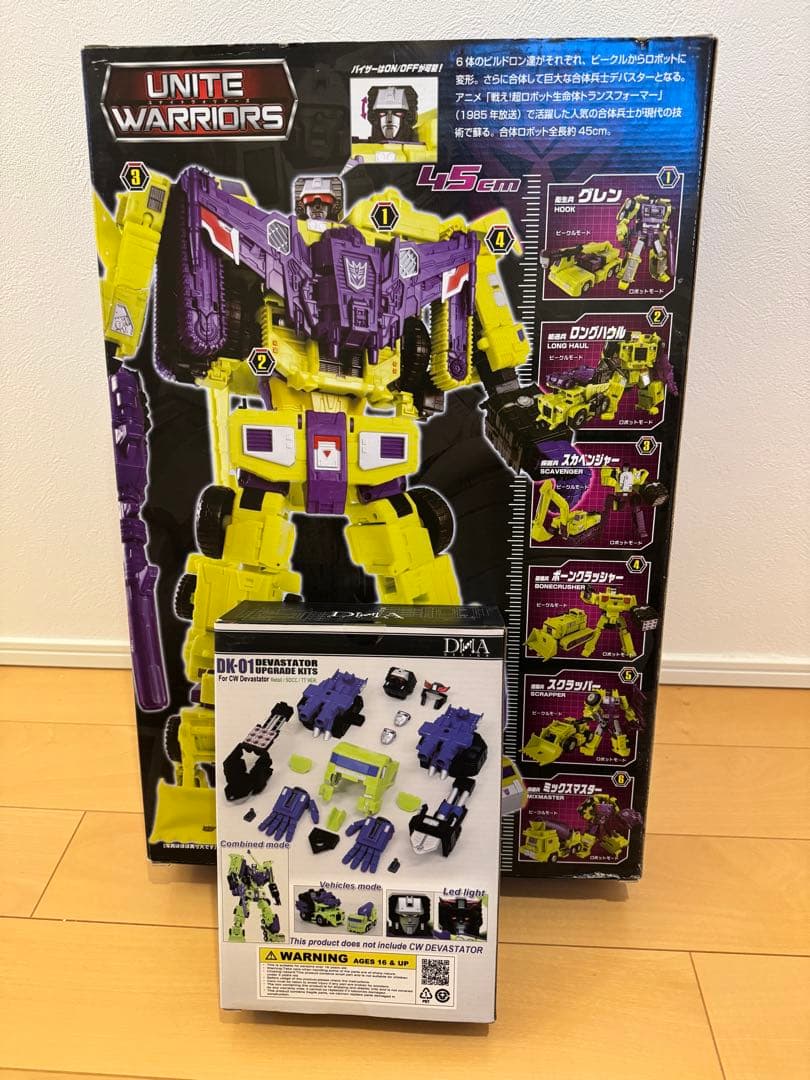 トランスフォーマー ユナイトウォリアーズ UW-04 デバスター & DNA