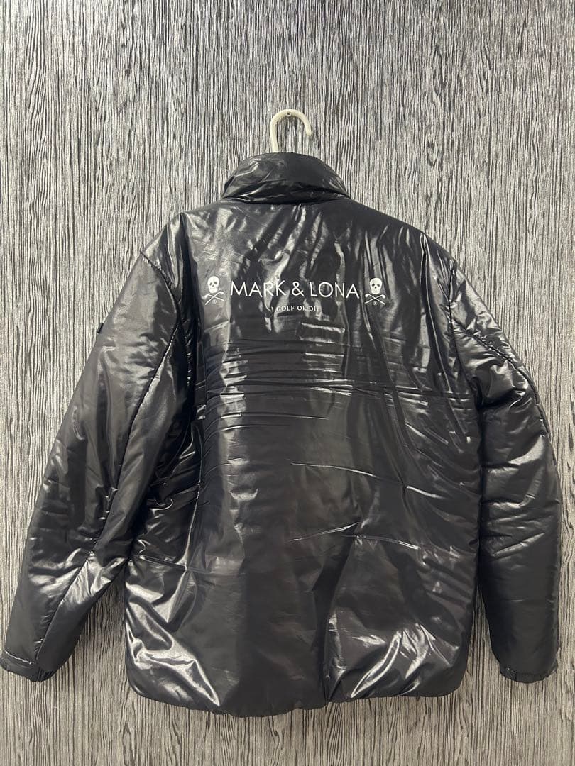 未使用に近い★ MARK&LONA ブルゾン ダウン ジャケット 黒マーク&ロナ