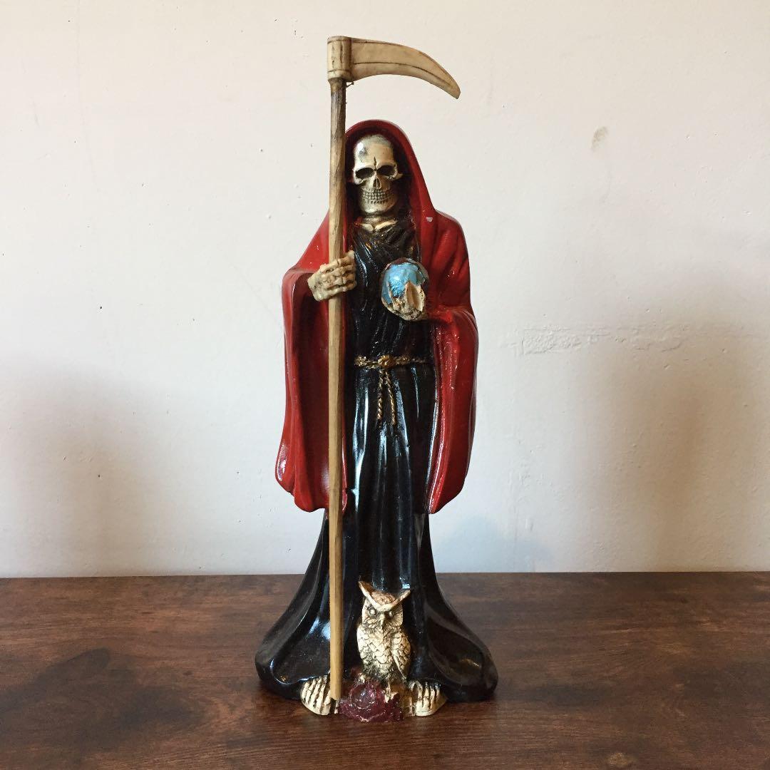 ビンテージ メキシコの骸骨の聖母 St.Muerte(サンタムエルテ