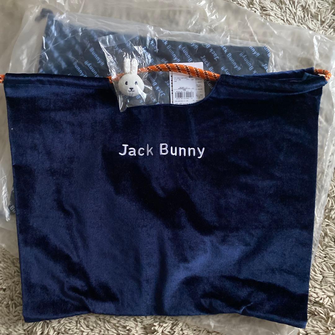 新品　Jack Bunny ゴルフトートバッグ ネイビー