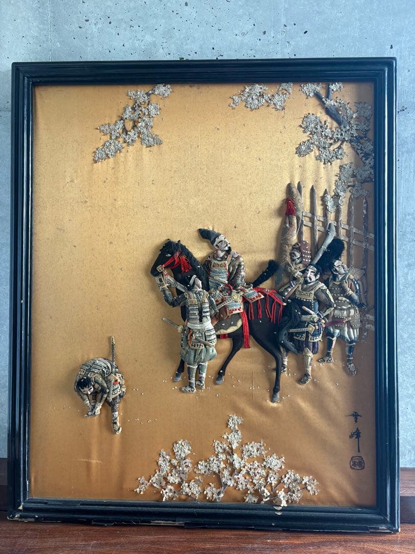 押し絵　額　大作　97cm×82cm