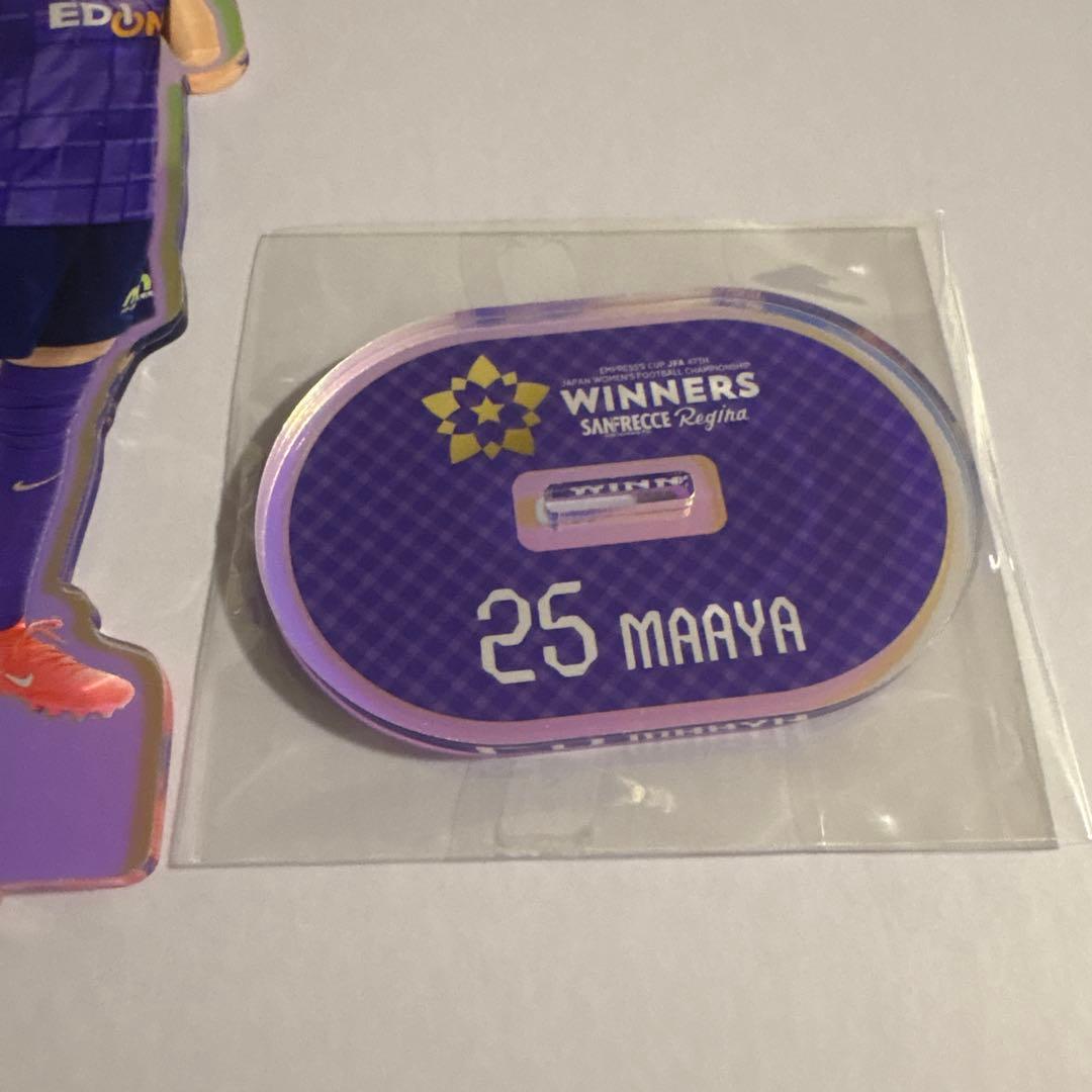 サンフレッチェ広島レジーナ　皇后杯優勝記念グッズ　オーロラアクリルスタンド
