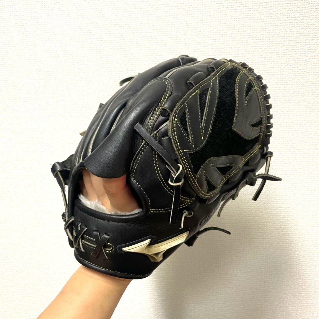 314 ミズノ グローバルエリートGA 極美品 軟式 少年 投手用グローブ