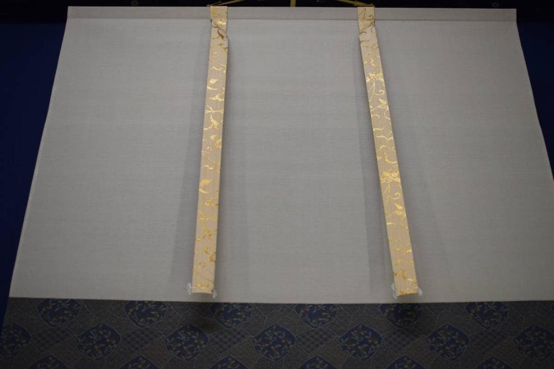 複製/作者不明/大和絵/人物出産図/横物/工芸/布袋屋掛軸HJ-326