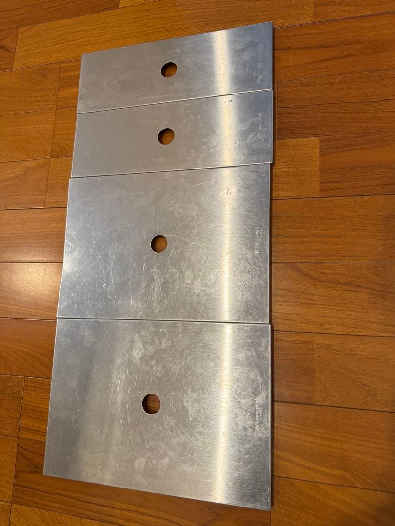 スノーピーク ステンレストレー1ユニット とハーフユニット peak