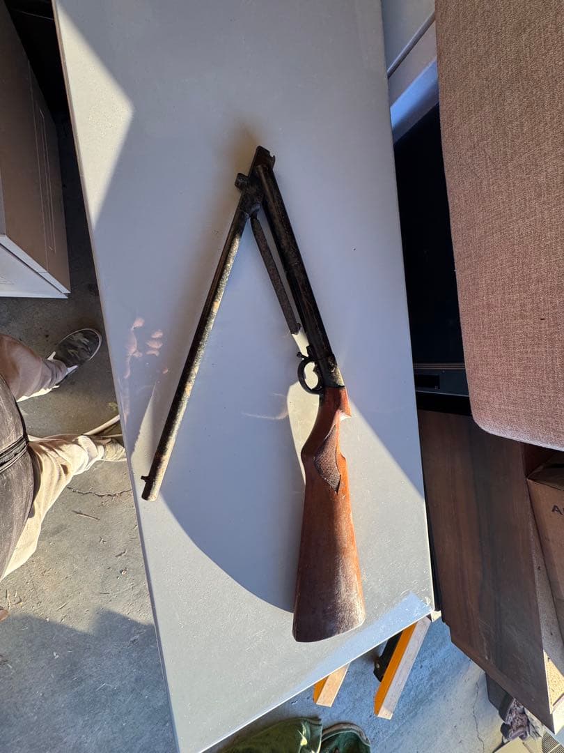 中折れ式　空気銃　モデルガン　昭和レトロ　骨董