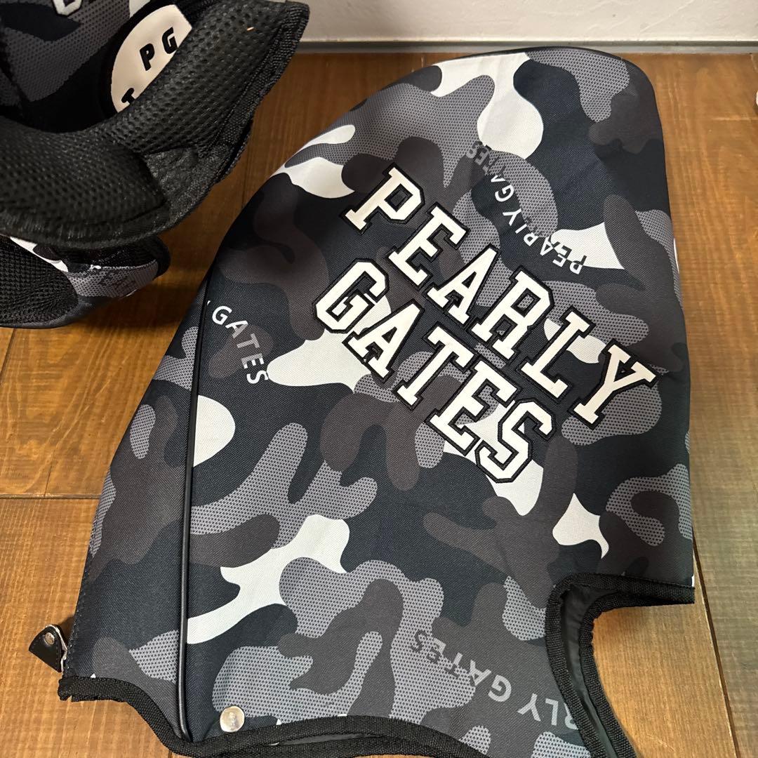 パーリーゲイツ キャディバッグ　ブラックカモ