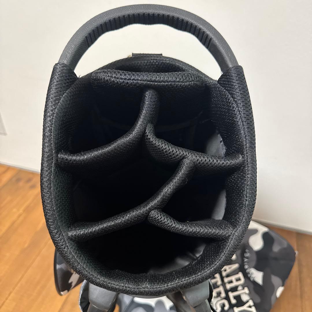 パーリーゲイツ キャディバッグ　ブラックカモ