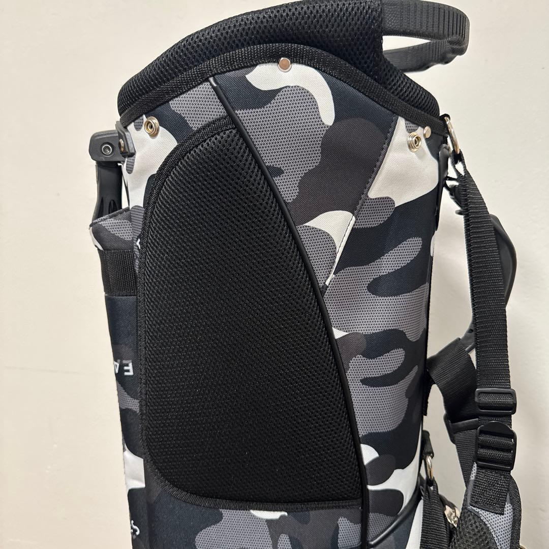 パーリーゲイツ キャディバッグ　ブラックカモ