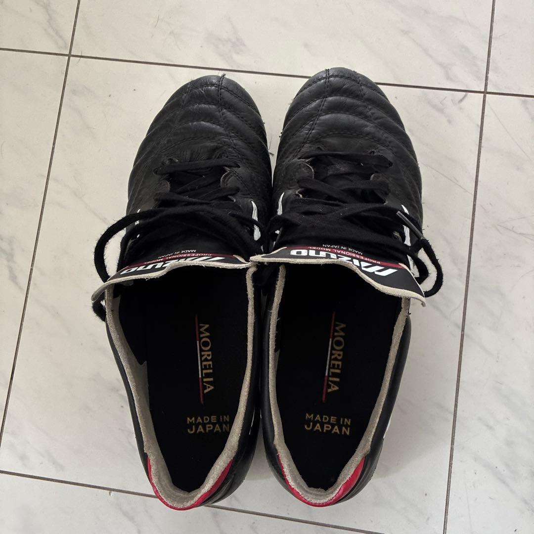 Mizuno Morelia サッカーシューズ ブラック/レッド