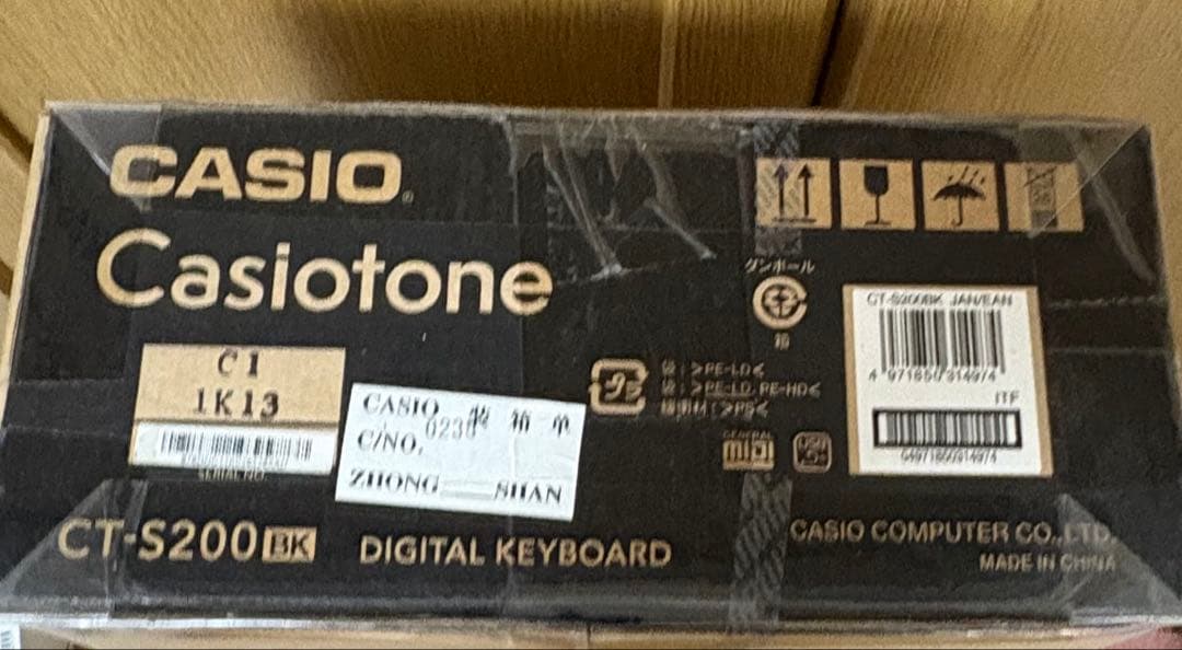 【新品・未使用】CASIO CT-S200BK 電子キーボード ブラック
