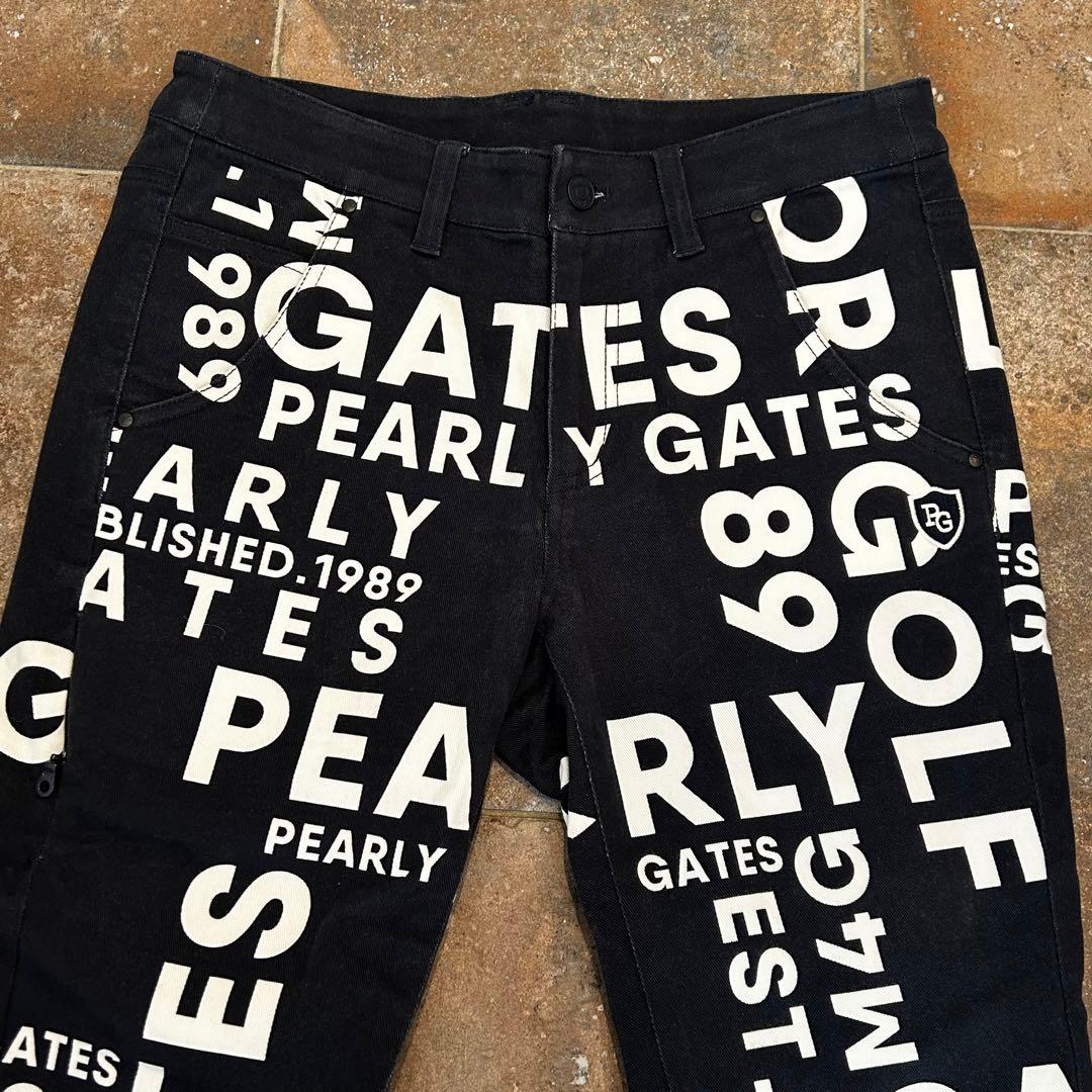 PEARLY GATES パンツ　総柄　30th