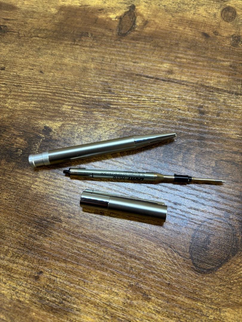 LAMY scala ボールペン brushed ステンレス