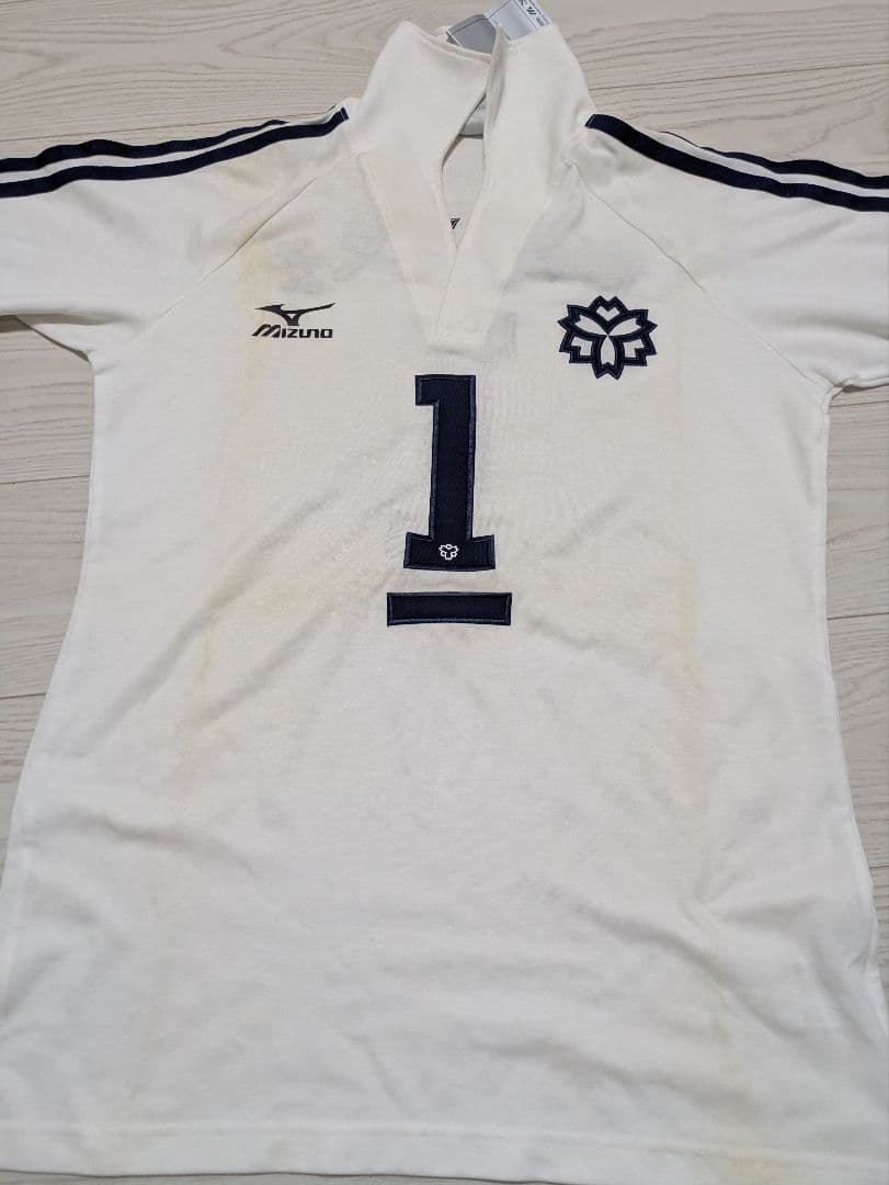 日本体育大学　日体大　男子バレーボール部　ミズノ　ゲームパンツ　１番　キャプテン