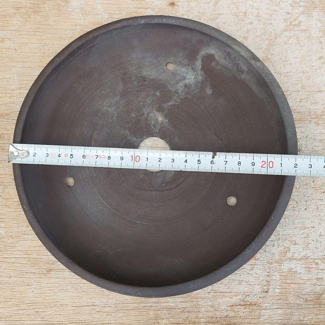 ￥1000お値下げ☆盆栽鉢　ミニ盆栽鉢　泥珠　落款