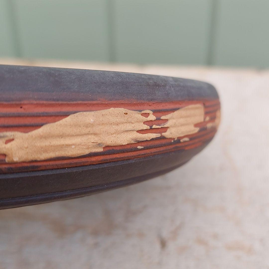 ￥1000お値下げ☆盆栽鉢　ミニ盆栽鉢　泥珠　落款