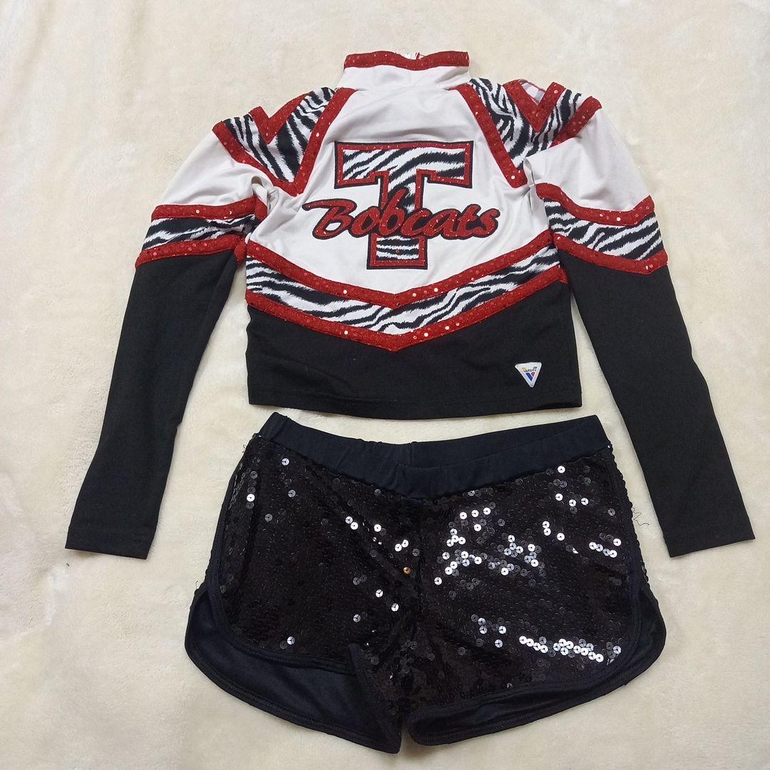 チアリーディングウェア ゼブラ柄セット