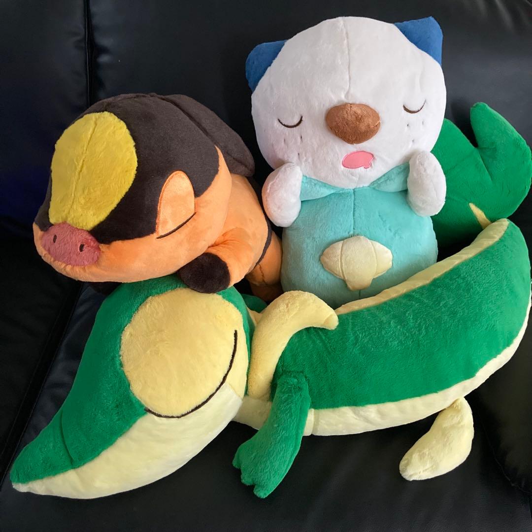 ポケモンセンター　2012初夢ぬいぐるみ　ツタージャ　ポカブ　ミジュマル　セット