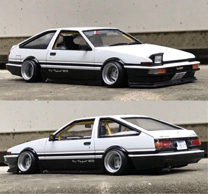 1/24　トヨタ　カローラトレノ　AE86　カスタム