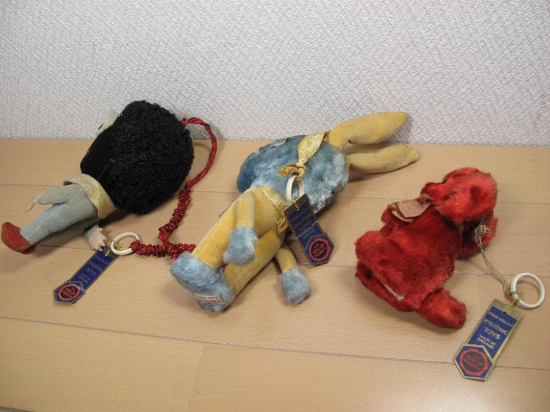 アンティークCHAD VALLEY チャドバレー　イギリス　ぬいぐるみ　３体