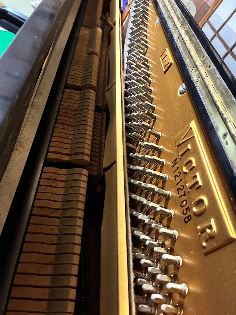 希少 VICTOR アップライトピアノ 文部省検査合格品 教育用 練習用に